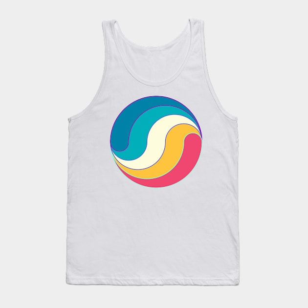 Colorful circle Tank Top by FAT1H